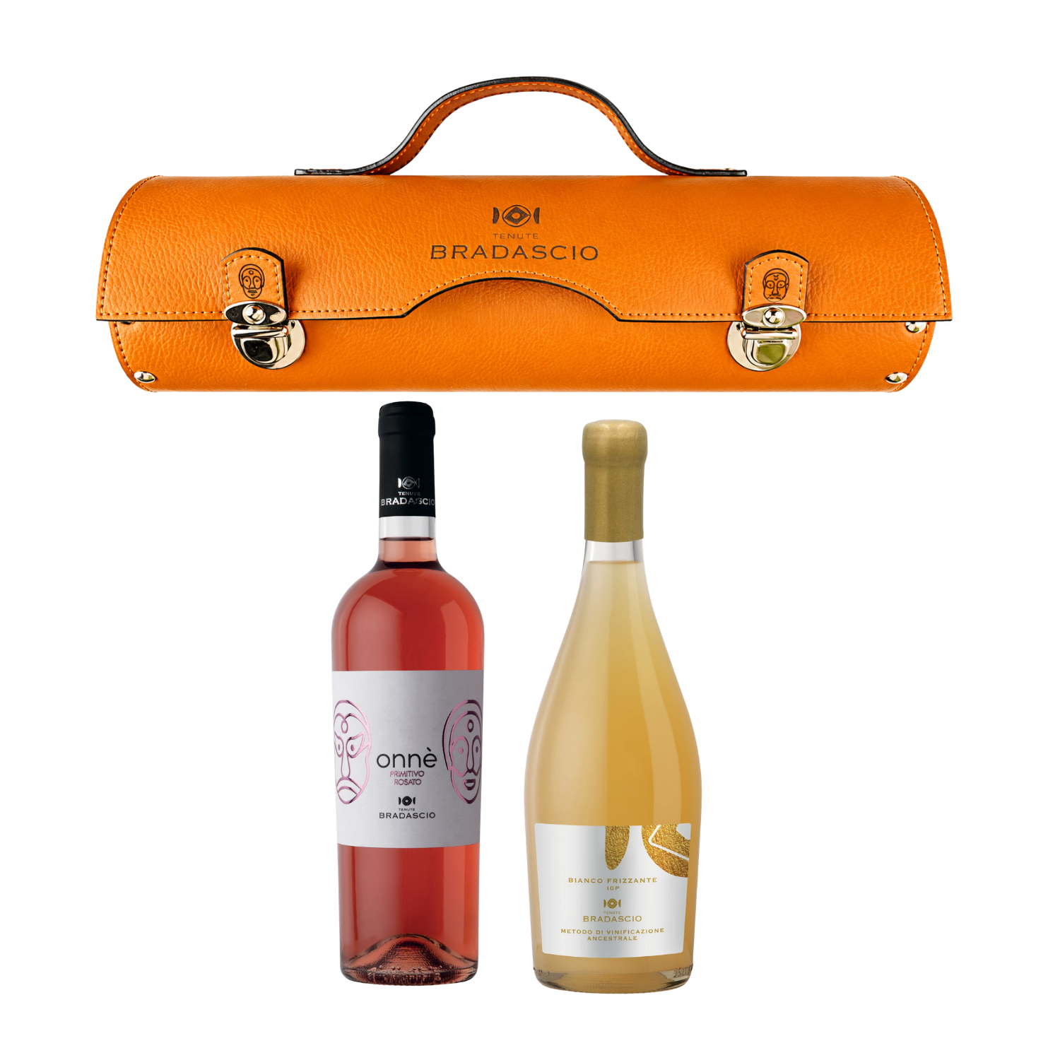 Single-Bottle Wine Carrier with 1 Tenute Bradascio Wine - Image 2