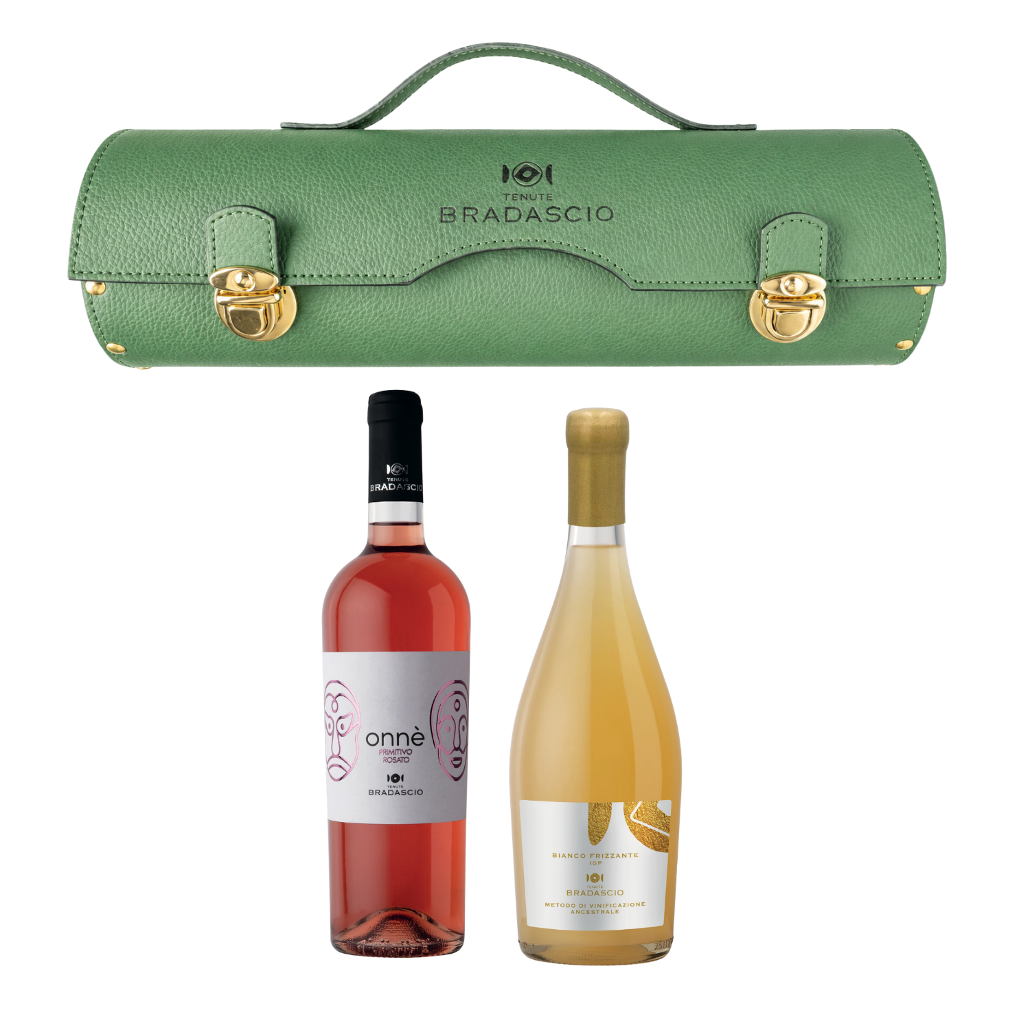 Single-Bottle Wine Carrier with 1 Tenute Bradascio Wine - Image 3